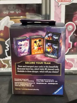 Disney Lorcana TCG: The First Chapter 80 Card Deck Box Captain Hook Ravensburger - Image 2