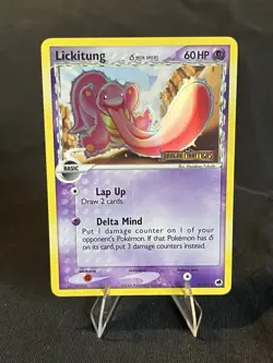 Pokemon TCG Lickitung Delta Species Reverse Holo 19/101 Dragon Frontiers NM - Image 1