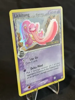 Pokemon TCG Lickitung Delta Species Reverse Holo 19/101 Dragon Frontiers NM - Image 2