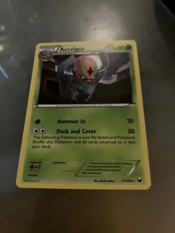 Pokemon TCG Accelgor Dark Explorers 11/108 Regular Rare - Image 1