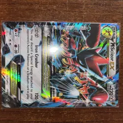 Pokemon XY Breakpoint M Scizor EX 77/122 NM - Image 1