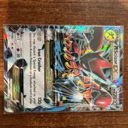 Pokemon XY Breakpoint M Scizor EX 77/122 NM - Image 2