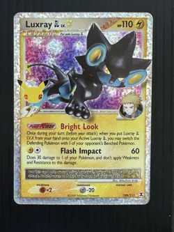 Pokemon TCG Luxray GL LV.X Celebrations Classic Collection Holo Card 109/111 - Image 1