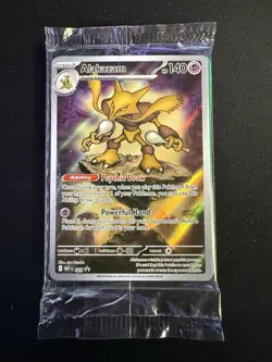 Pokemon TCG Alakazam 009 Black Star Promo Card SEALED NM - Image 1