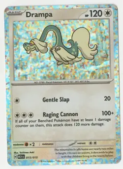Pokemon - Drampa (McDonald's Collection 2022 promo holo card - 015/015) - Image 1