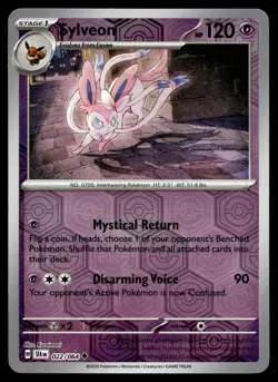 SYLVEON 22/64 UNCOMMON SHROUDED FABLE POKEMON - Image 1