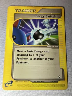 Energy Switch 120/147 Aquapolis Common Pokemon TCG - Image 1