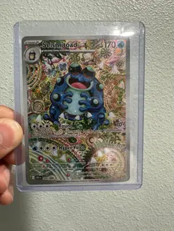 Pokemon Seismitoad Full Art Holo 105/086 Sv: Black Bolt Rare 170 HP EN - Image 3