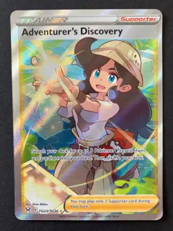 Adventurer’s Discovery TG23/TG30 Lost Origin Trainer Gallery HOLO Pokemon Card - Image 1