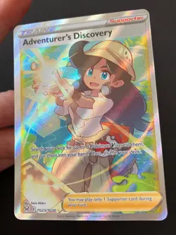 Adventurer’s Discovery TG23/TG30 Lost Origin Trainer Gallery HOLO Pokemon Card - Image 3