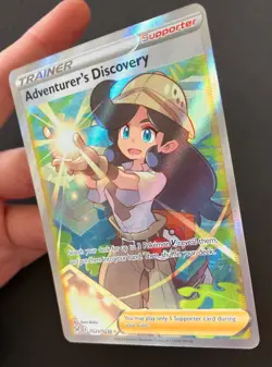 Adventurer’s Discovery TG23/TG30 Lost Origin Trainer Gallery HOLO Pokemon Card - Image 4