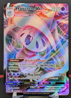 Pokemon Hatterene VMAX #066/159 English Crown Zenith Ultra Rare - Image 1