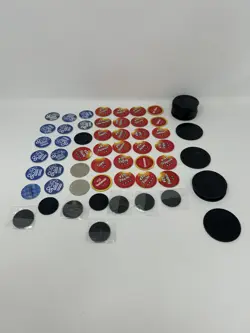 Vintage Pokemon Lot of 138 Battle Discs Coins 1990's 2000's Nintendo Game Books - Image 4