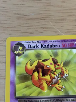 Pokemon TCG Dark Kadabra Team Rocket Rare 50 HP Psychic 39/82 Unlimited Regular - Image 2