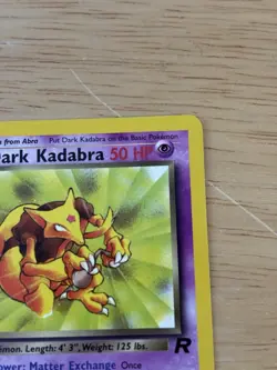 Pokemon TCG Dark Kadabra Team Rocket Rare 50 HP Psychic 39/82 Unlimited Regular - Image 3