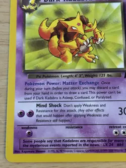 Pokemon TCG Dark Kadabra Team Rocket Rare 50 HP Psychic 39/82 Unlimited Regular - Image 5