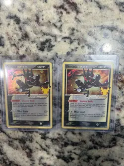 Pokemon - TWO SWSH144 Greninja Gold Star SWSH Celebrations Black Star Promo NM - Image 1