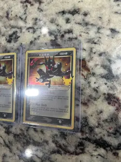 Pokemon - TWO SWSH144 Greninja Gold Star SWSH Celebrations Black Star Promo NM - Image 4