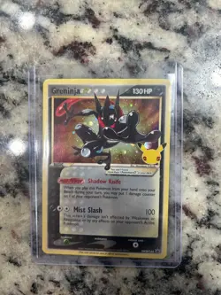 Pokemon - TWO SWSH144 Greninja Gold Star SWSH Celebrations Black Star Promo NM - Image 5