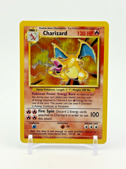 1999 Pokemon Base Set Unlimited Charizard Holo - Rare EX / LP - Image 1