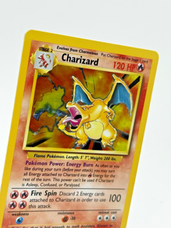 1999 Pokemon Base Set Unlimited Charizard Holo - Rare EX / LP - Image 3