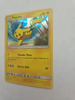 Pikachu SM81 Pokemon Black Star Promo Holographic Foil Rare - LP - Image 3