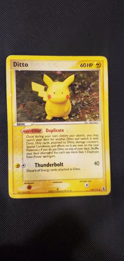 Pokemon TCG 2005 Ditto [Pikachu] Card 39/113 EX Delta Species 39/113 - Image 1