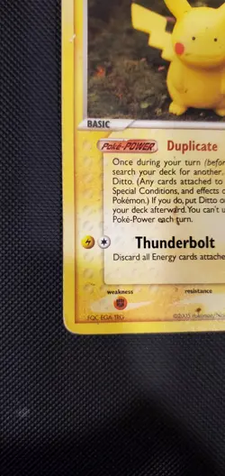 Pokemon TCG 2005 Ditto [Pikachu] Card 39/113 EX Delta Species 39/113 - Image 5