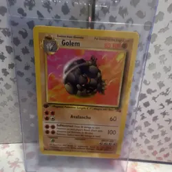 Pokemon Golem 36/62 Fossil 1st Edition Uncommon Regular 80 HP Stage 2 English - Image 1