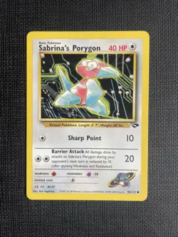 Pokemon TCG Sabrina's Porygon Gym Challenge 98/132 - LP+ - Image 1