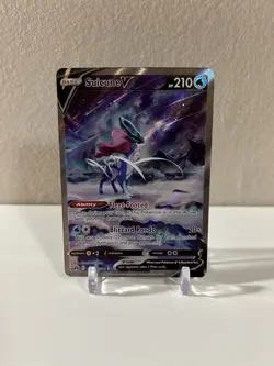 Pokemon Crown Zenith: Galarian Gallery Suicune V GG38/GG70 Ultra Rare English NM - Image 1