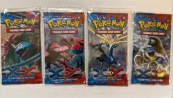 2014 Pokemon TCG XY Base Set Booster Packs-Full Art Set-4x Factory Sealed - Image 2