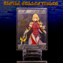 Cha Hae-in Card Shizuku Kosaka Eaki Solo Leveling MR-02 Gold Foil Signature - Image 1