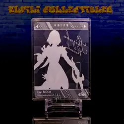 Cha Hae-in Card Shizuku Kosaka Eaki Solo Leveling MR-02 Gold Foil Signature - Image 2