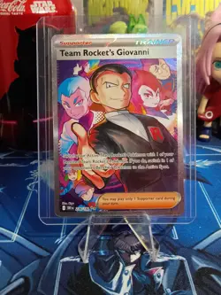 Team Rockets Giovanni SIR 238/182 Destined Rivals Pokemon - Image 1
