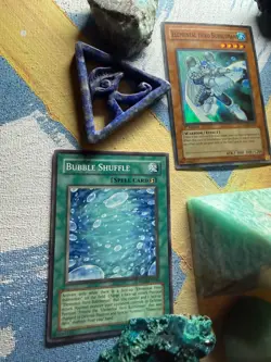 Yu-Gi-Oh Elemental HERO Bubbleman Super Rare + Bubble Blaster + Bubble Shuffle B - Image 2