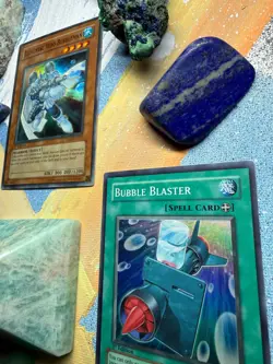 Yu-Gi-Oh Elemental HERO Bubbleman Super Rare + Bubble Blaster + Bubble Shuffle B - Image 3