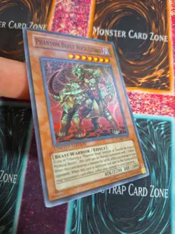 Yu-Gi-Oh! Phantom Beast Rock-Lizard FOTB-ENSE1 Super Rare Limited Near Mint a1/ - Image 2