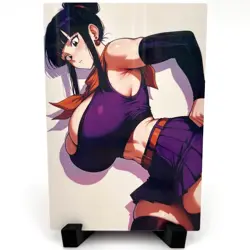 Dragon Ball Z Chi-Chi Sexy Anime Waifu Girl Lewd Doujin Goddess Story Art Card - Image 1