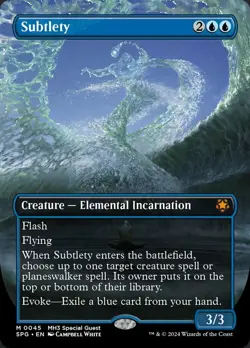 Subtlety - Borderless - MTG: Special Guests - Near Mint - Image 1