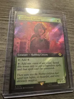 Delighted Halfling (Extended Art) (Surge Foil) MTG: LOTR - Image 1