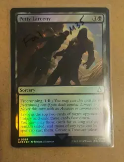 Petty Larceny #28 (Foil) Assassin's Creed ACR Magic MTG - Image 1