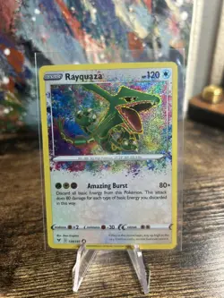 Pokemon Card TCG - Rayquaza 138/185 Amazing Rare Vivid Voltage Near Mint - Image 1