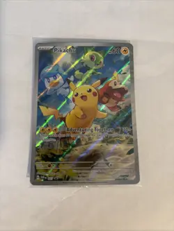 Pikachu 027 Sv: Scarlet & Violet Promo Card Sealed - Image 1