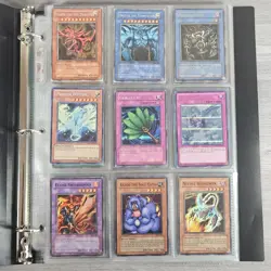 Yu-Gi-Oh Lot Binder 80+ Cards Vintage 1st Editions Secret Rares Slifer Obelisk - Image 1