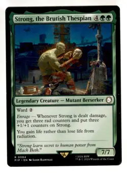 MTG - #84 Strong, the Brutish Thespian - Universes Beyond: Fallout - Image 1