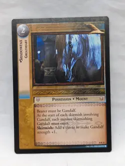 Shadowfax Greatheart LOTR Card Game Siege Of Gondor Rare 8R21 - Image 1