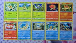 Pokemon Card Pansage Simisage Pansear Simisear Panpour & Simipour Bundle - Image 1