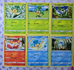 Pokemon Card Pansage Simisage Pansear Simisear Panpour & Simipour Bundle - Image 2