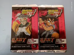 Dragon Ball GT Baby Saga 10 Card Booster Pack X2 (2004) Factory Sealed - Image 1